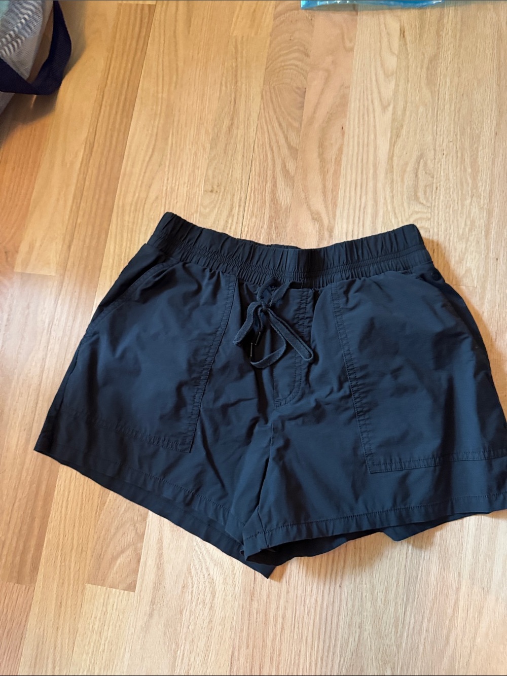 CALIA by Carrie Underwood Black Elastic-Waist Drawstring Athletic Shorts